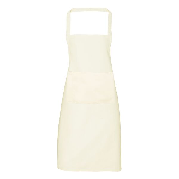 Organic Cotton Apron With Pocket Thumbnail